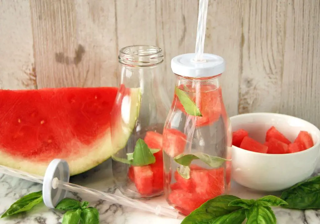 Watermelon and Basil Detox Smoothie