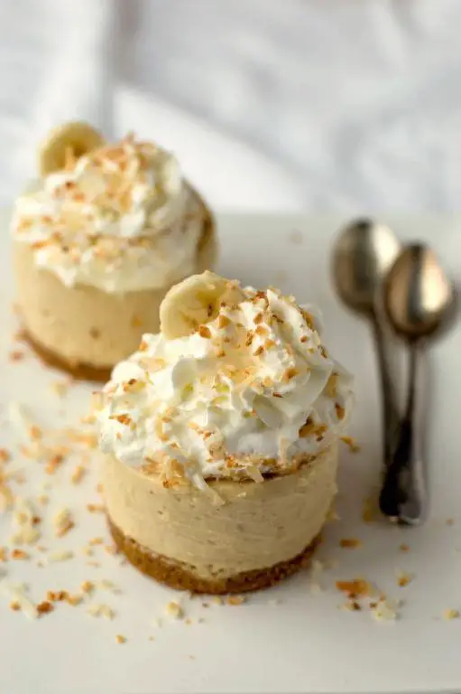 White Chocolate Banana Cheesecake