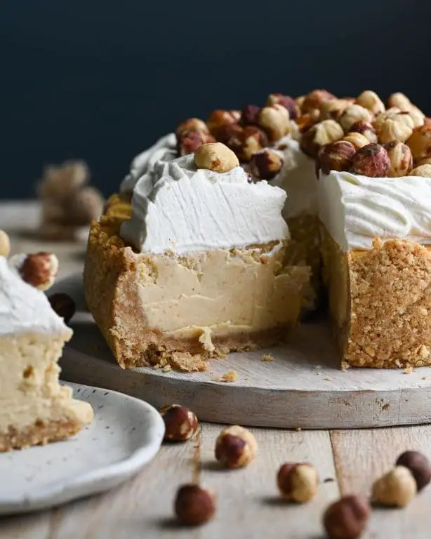 White Chocolate Hazelnut Cheesecake
