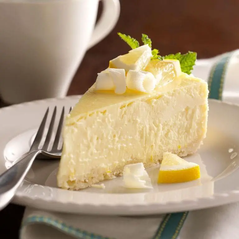 White Chocolate Lemon Cheesecake