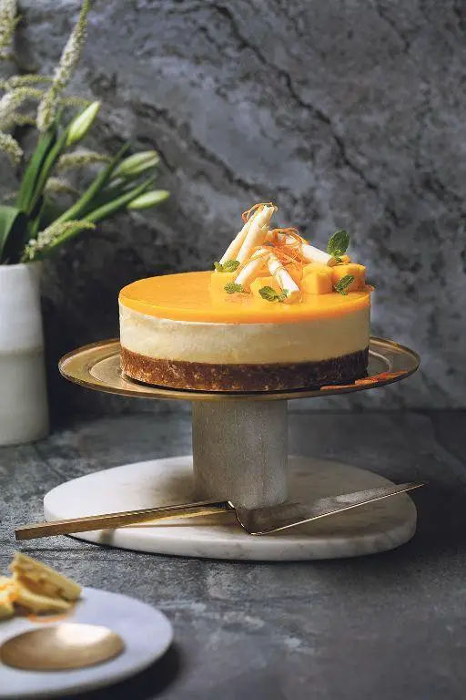 White Chocolate Orange Cheesecake