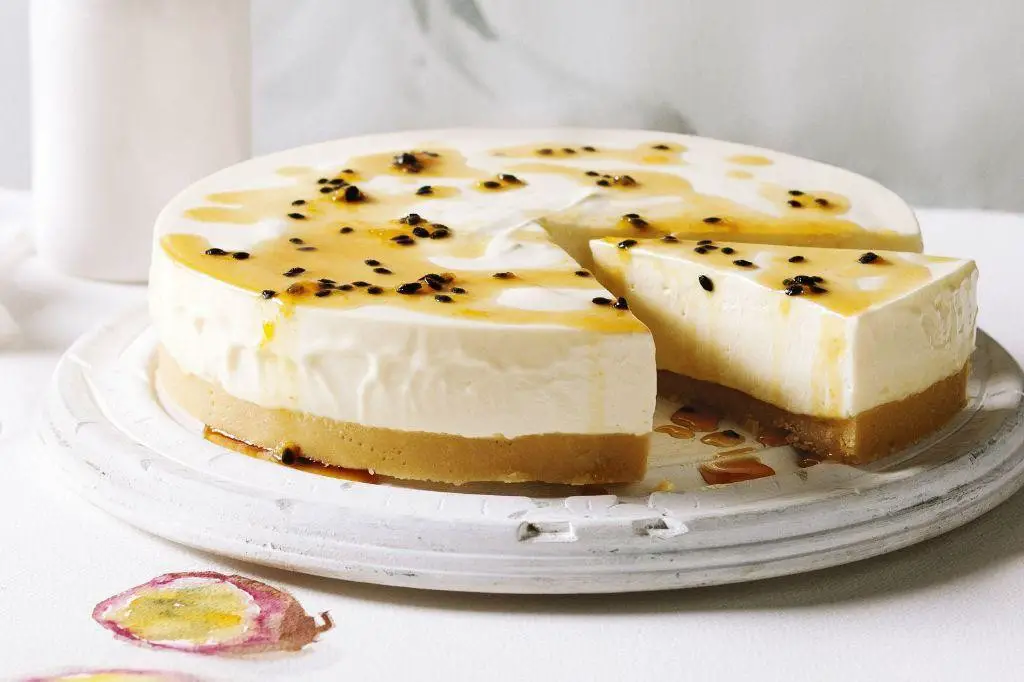 White Chocolate Passionfruit Cheesecake