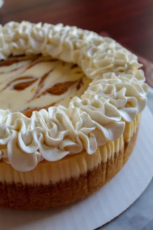 White Chocolate Pumpkin Cheesecake