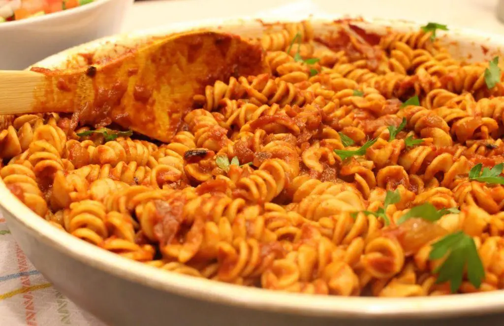 Whole Wheat Pasta with Marinara Sauce