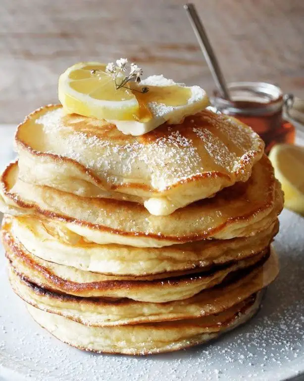 Zesty Lemon Ricotta Pancakes