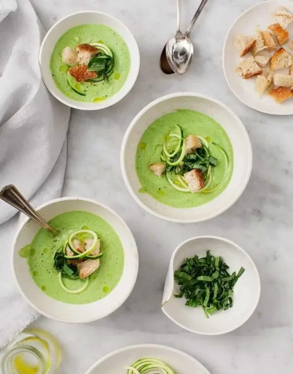 Zucchini Basil Soup