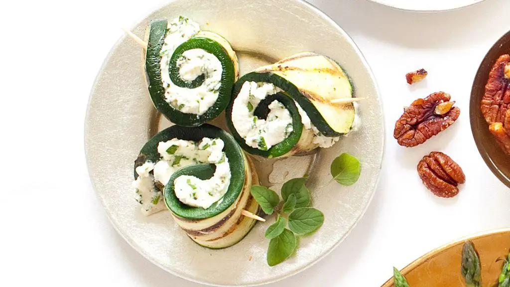 Zucchini and Ricotta Pinwheel Bites